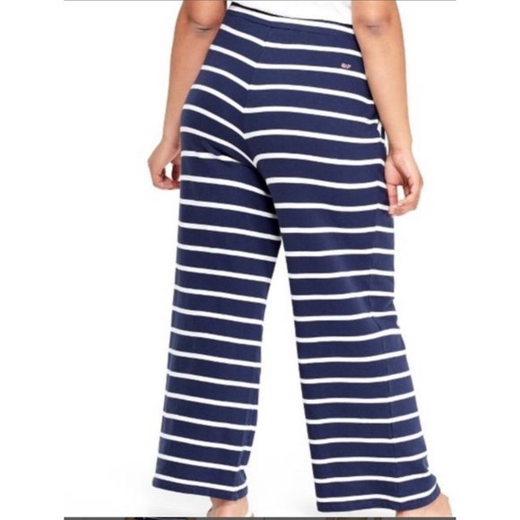 NWT Vineyard Vines For Target Womens Blue Sailor Nautical Striped Pants XL NEW - Picture 6 of 13